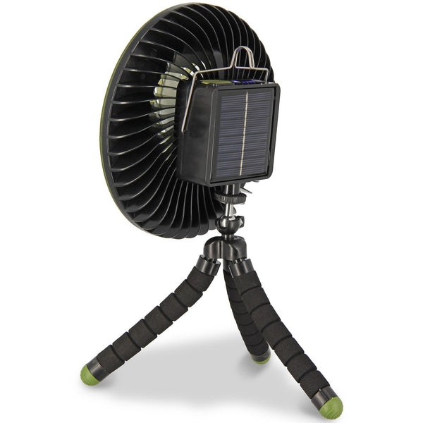 NGT Dynamic Bivvy Fan with LED Light & Powerbank | USB Rechargeable 3600mAh 3-Speed Fan + 54-LED Dual Brightness - Carp Fishing Camping Essential