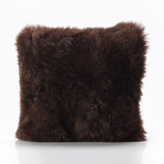 Bowron Single Sided Sheepskin Cushion, 35 X 35Cm in 7 Colours