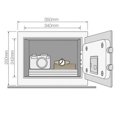Yale 16.3L Medium Digital Safe