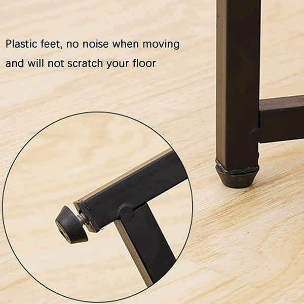 2-Tier Round Side Table - Multi-Level Storage Coffee Table for Plants/Lamps, Space-Saving Sofa/Bedside Organizer (15.75×15.75×18.5