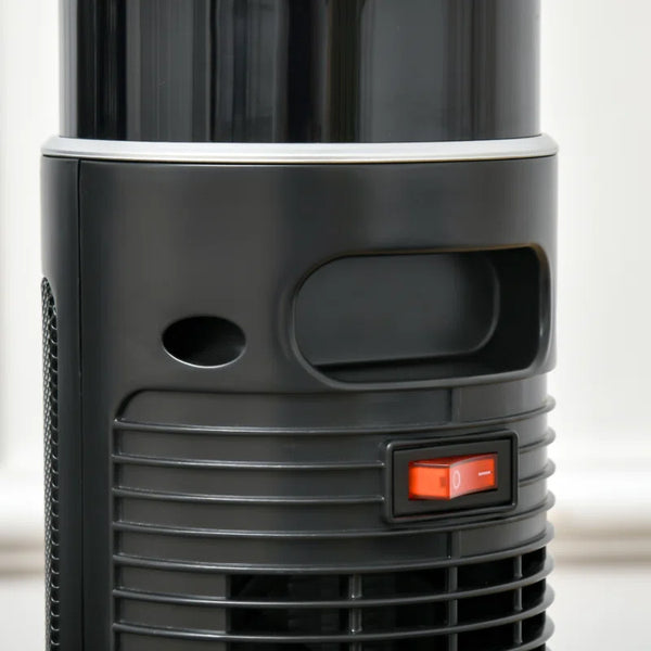 HOMCOM 1000W 3412 BTU Electric Tower Space Heater , Remote Included