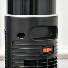 HOMCOM 1000W 3412 BTU Electric Tower Space Heater , Remote Included