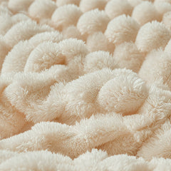 Weighted Blankets, 1pc Double Sided Milk Velvet Throw Blankets, Luxurious, Soft & Warm for Couch, Bed, Office, Car, Thickened All Season, Sofa & AC Warm Nap Blanket, Ideal Housewarming Gift, Single/Double/King/Super King