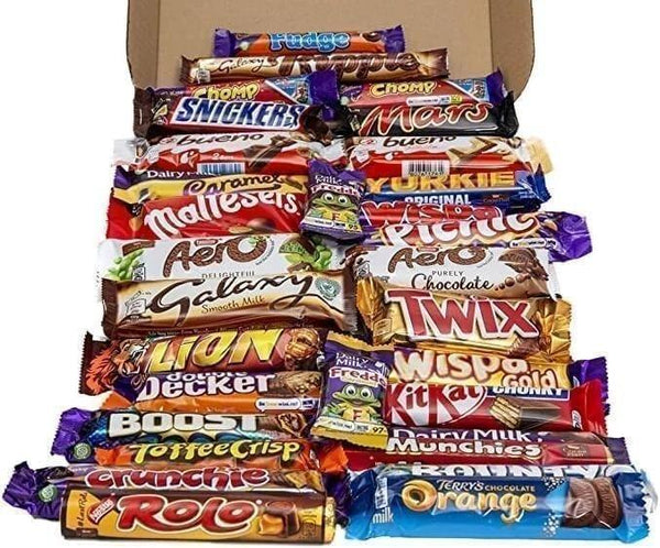 Mix 11 Chocolate Gift Hamper, Different Size Chocolate Bars Perfect Treat