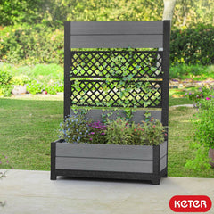 Keter Cortina Privacy Tulip Screen Planter