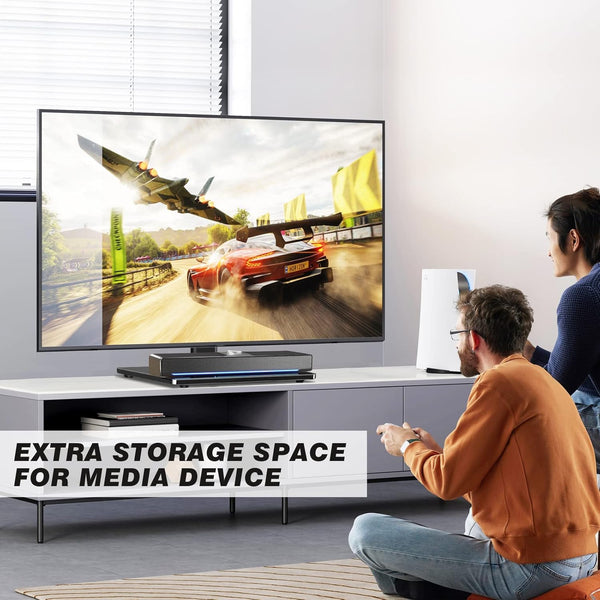 Universal Table Top TV Stand - Swivel TV Stand Base for 26-55 Inch Lcd/Led/Oled/Plasma Tvs with Bracket Height Adjustable Max. VESA 400X400Mm up to 40KG1