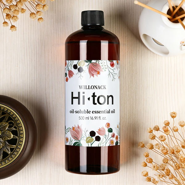 WILLONACK Large Bottle Essential Oil Refill Suitable for All Diffusers, Bulk 500ml/16.91oz with 8 Scents (White Peach, Lavender, Gardenia) - Hotel-Grade Oils for Home, Diffuser Machines, Gift Choice, Plastic Bottle Refill