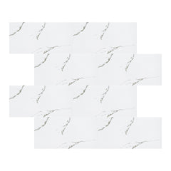 36-Pack High-Quality Self Adhesive Floor Tiles, 15x30cm Peel and Stick SPC Vinyl Planks for Kitchen, Bathroom, Bedroom & Living Room, Realistic Stone/ Wood Look Efffect Waterproof PVC Flooring, Easy DIY Installation