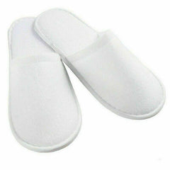20Pairs Disposable Terry Cloth Slippers for Spa, Hotel, and Guest Use Office & School Supplies