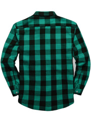 Men's 3pcs Fashion Casual Flannel Plaid Shirts for All Seasons