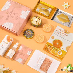 Birthday Pamper Gifts for Women, Vitamin C Skin Care Sets & Kits, Presents for Best Friend Mum Sister, Relaxation Bath Ladies Gifts Care Package for Her, Christmas Xmas Friendship Gift Pamper Hamper