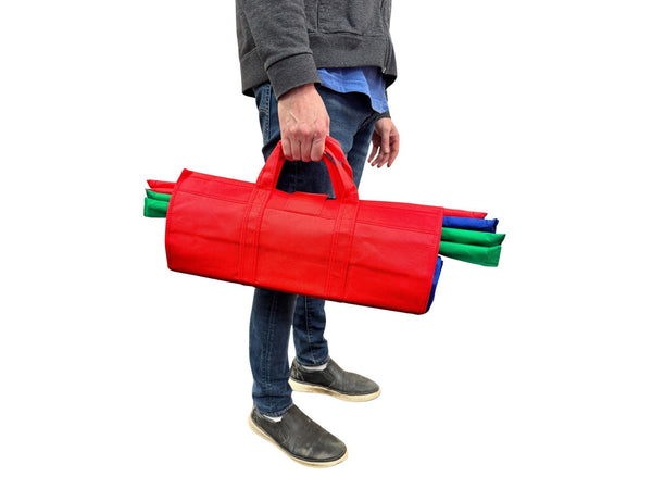 Trolley Bags - Original Cool Series - Reusable Shopping Bags - Pack of 3 Original Vibe Shopping Bags with Cool Bag, Replace Carrier Bags, Heavy Duty Reusable Non-woven Polypropylene Bags & Organiser for Grocery Food Shopping, Washable, Convenient Speeds u