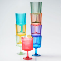 Pandex Acrylic Stacking Tumblers, 355Ml, 8 Pack