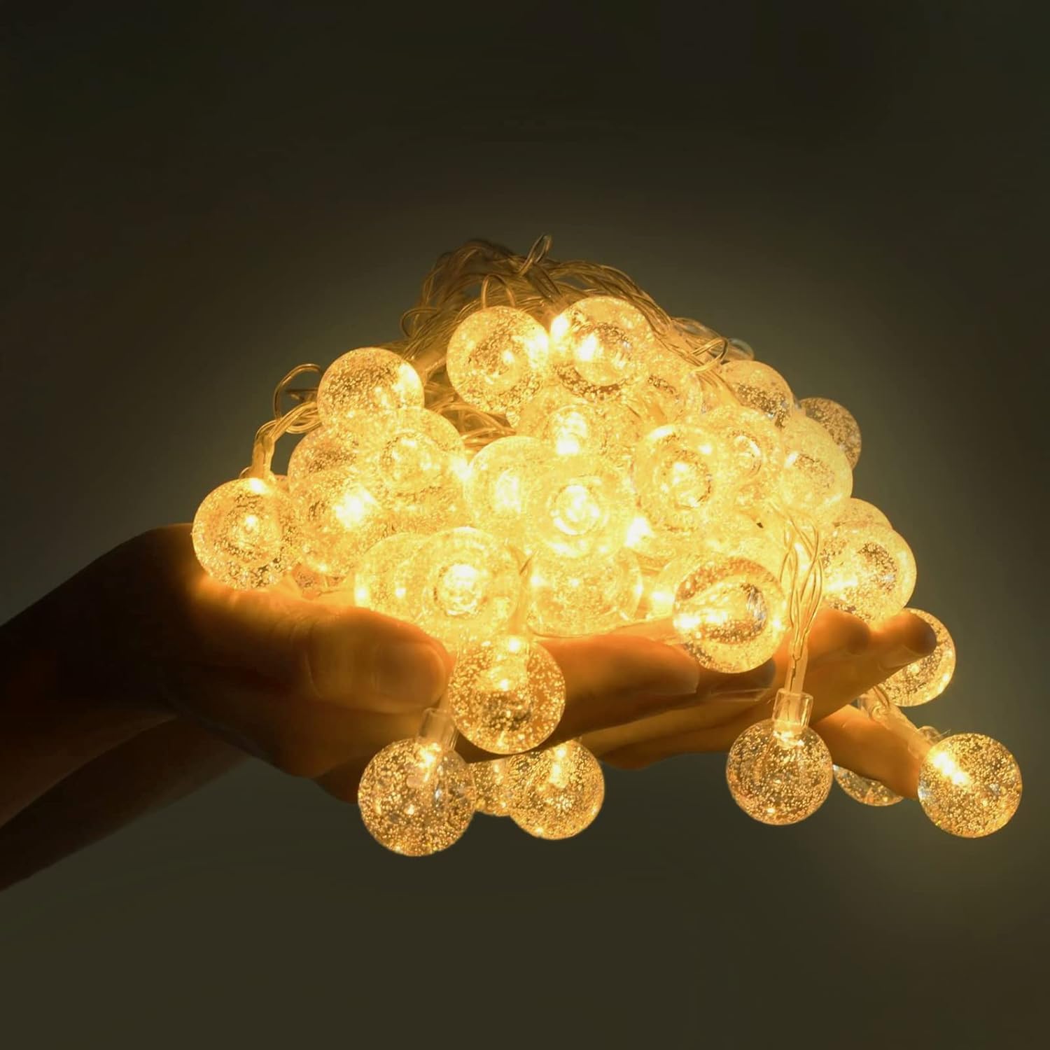 LED Fairy Lights Bulbs Glass Bulbs IP44 Retro Lighting for Indoor/Outdoor Decoration for Garden Party Patio Room Balcony Warm White(10m/20m/30m, 80 LED/160 LED/240 LED)