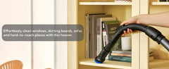 Midea EUREKA Whirlwind Canister Vacuum Cleaner, Cylinder Vacuum Cleaner - 700W Bagless Model with 1.5L Capacity Dust Cup, 2-in-1 Dusting Brush, Automatic Cord Rewind, Lightweight & Compact Design, Perfect for Pet Hair, Carpet Dust, Hard Floor Debris & Hom