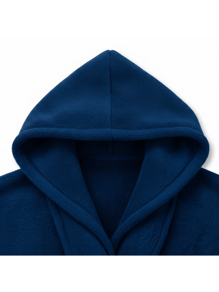 Luxury 100% Cotton Hooded Bathrobe | Soft Terry Towel Material Premium | One Size That Fits All Absorbent & Comfortable Robe for Men & Women Robe for Bathroom, Spa & Home