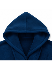 Luxury 100% Cotton Hooded Bathrobe | Soft Terry Towel Material Premium | One Size That Fits All Absorbent & Comfortable Robe for Men & Women Robe for Bathroom, Spa & Home