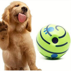 Interactive Ball for Dogs and Cats - Pet Puzzle Toy with Unique Giggling Sounds - Durable Chew Toy for Boredom Relief - Safe Vinyl Material - 5.1