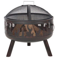 Redfire Blazer Wood Burning Fire Pit + BBQ Grill