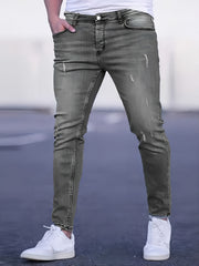 Gengyuan Shi - Men'S Casual Stretch Pants 2pcs Set