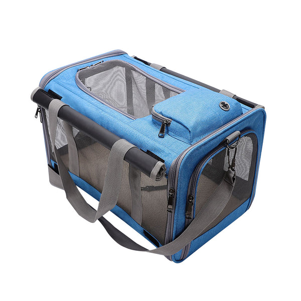 Large Pet Carrier Bag Portable Soft Fabric Fold Dog Cat Puppy Travel Bag in UK