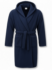Luxury 100% Cotton Hooded Bathrobe | Soft Terry Towel Material Premium | One Size That Fits All Absorbent & Comfortable Robe for Men & Women Robe for Bathroom, Spa & Home
