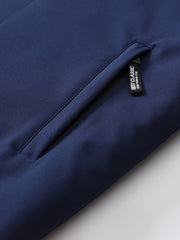 Men's New Stand-up Collar Casual Autumn and Winter Jacket Jacket Men's Velvet Padded Warm Fashion Winter Clothes -padded Jacket