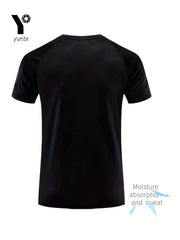 10pcs Wine Red, Army Green, Navy Blue, Khaki, Black, White, Gray, Wine Red, Black, White Mixed Colors, Ultra-Light Men's Crewneck T-Shirt - Quick-Dry, Breathable, Moisture-Wicking Shirt for Fitness, Gym, and Running, Lightweight and Comfortable