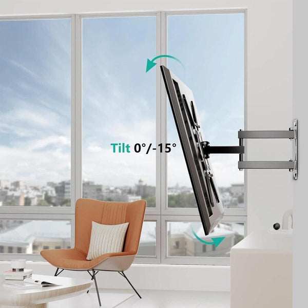TV Wall Mount Bracket Tilt Swivel Arm 14-55