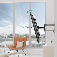 TV Wall Mount Bracket Tilt Swivel Arm 14-55