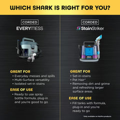 Shark VX110UK Everymess Portable 3-In-1 Stain Eliminator, Wet & Dry Vacuum