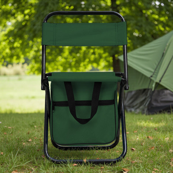 1PC Folding Chair with Storage, Foldable Fishing Seat Lightweight Chair, Portable Chair Home, Small/Large More Colors