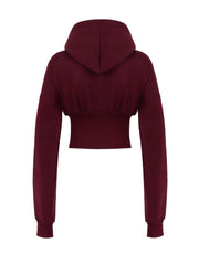 Women Corset Fit Hoodie and Trouser 2Pc Zip Tracksuit Set 2Pc Set with Zip Front, Long Sleeves and Straight Leg Pants, Perfect for All Seasons, Top Set