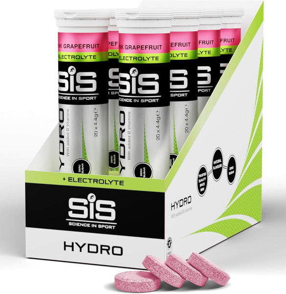 Science in Sport Hydro Electrolyte Tablets 20 Pcs. Berry – Vegan & Gluten-Free, Ideal to Promote Hydration and Maintain Electrolytes Balance (Packaging May Vary)