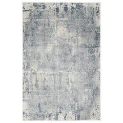 Rustic Textures Faded Blue Rug, 160 X 221 Cm