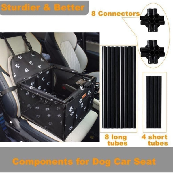 Pet Dog Car Seat, Pet Carrying Basket Suitable for Small Dogs And Cats, Foldable Pet Travel Car Seat Box