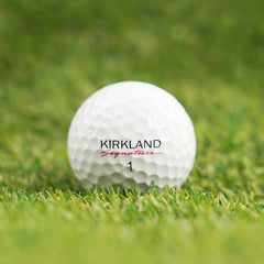 Kirkland Signature 3-Piece Urethane Cover White Golf Balls - 24 Pack