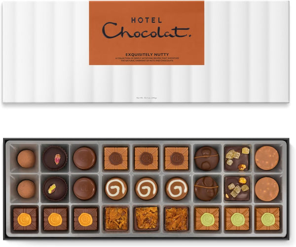 Hotel Chocolat Everything Sleekster Chocolate Gift Box. 355G. Milk, White and Dark Chocolates Ideal for Birthday, Thank You, Anniversary. Christmas 2025. Gifts for Her, Gifts for Men.