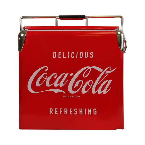 Coca-Cola 13L Stainless Steel Ice Chest with Bottle Opener 18 Can