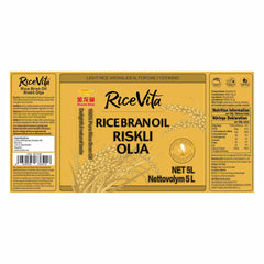 Ricevita Rice Bran Oil, 5L
