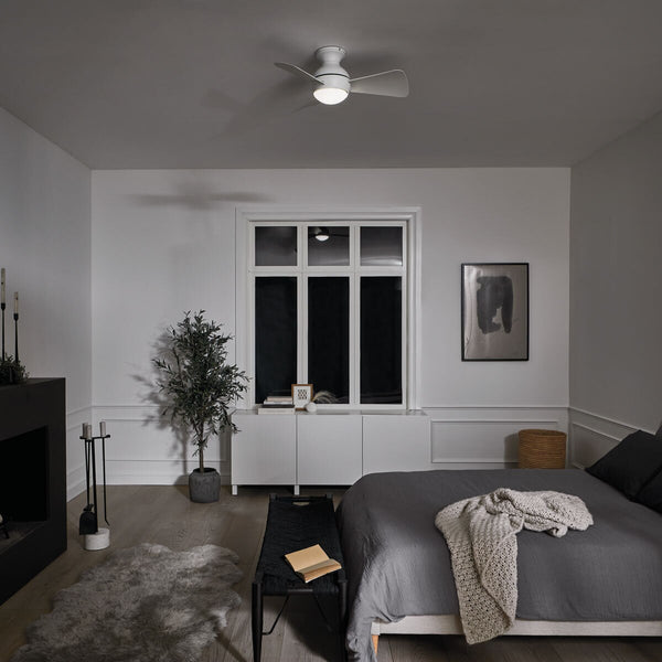 Kichler Sola 3 Blade (86Cm) Indoor Ceiling Fan with AC Motor and Remote Control