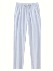 3pcs Solid Pants for Men, Trendy Casual Trousers for Males
