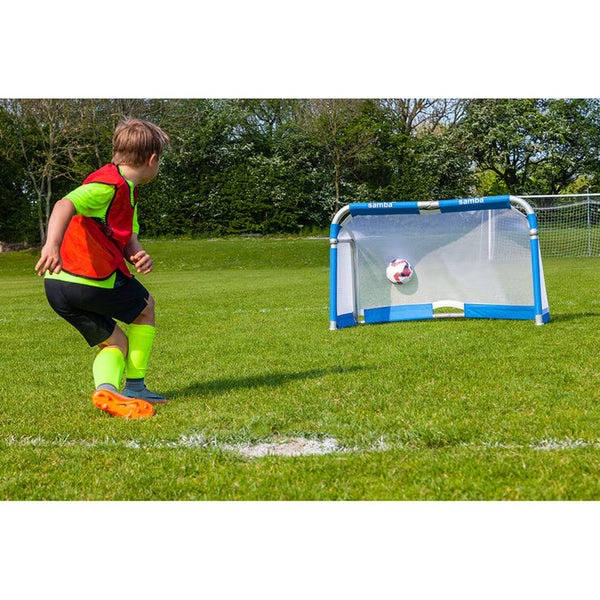 Samba Sports 5Ft X 3Ft Folding Aluminium Goal - 2 Pack