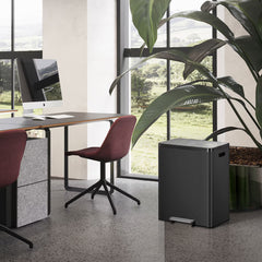 EKO Ecocasa II 60L Recycling Bin in Matte Black