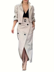 Two-Piece Set for Women Featuring an Elegant Blouse And a Skirt (LL168)