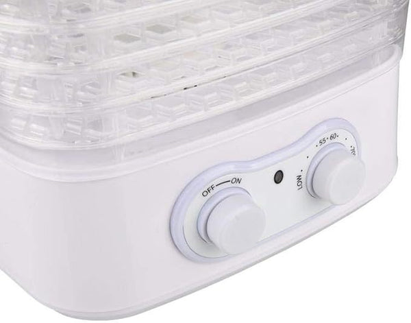 HomeTronix 5 Tray Mini Electric Food Dehydrator Fruit Dryer Meat Vegetables Beef Preserver Machine Beaf Jerk
