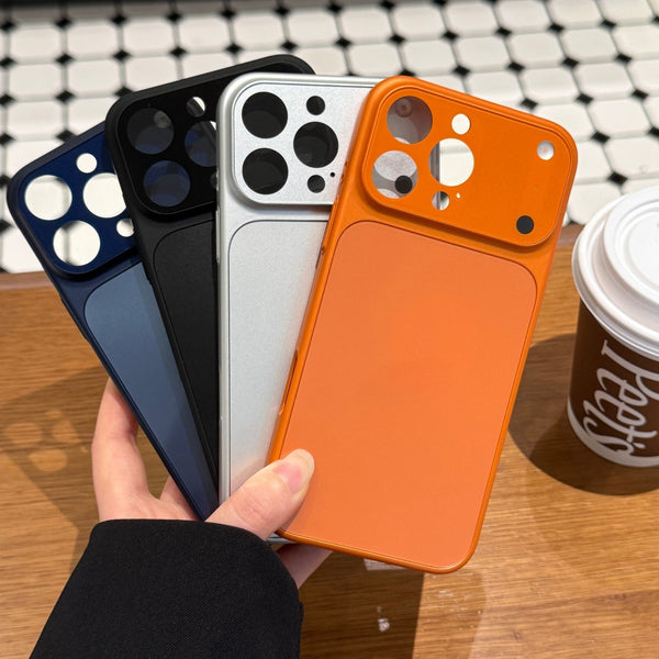 Phone Case: Premium Case for iPhone with Glass Large Window Design for iPhone 15 Pro And 17 Series Minimalist Protective Cover Stylis