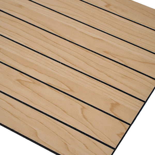 1pc 3D Imitation Wood Grain Grille Wall Panels, 300*40cm, Self-adhesive Vertical Stripe Wall Stickers, Peel and Stick, TV Background Decoration Stickers for Bedroom and Living Room, Kitchen and Bathroom Wall Renovation Stickers, Ideal for Renovating Livin