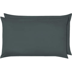 Pack of 2 Soft touch Ultra-Fine 100% Cotton Pillowcase, Envelope Closure Pillow Covers, Available in a Variety of Colours