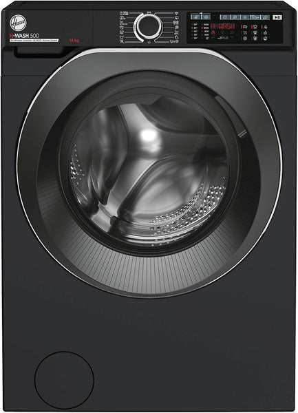 Hoover H-WASH 500 10Kg Freestanding Washing Machine, 1400 RPM, a Rated, Eco‑Power Inverter Motor, Hon App, 60 Programmes, Care Dose, Power Care System, Black, 60X59X85 Cm ‑ HW 410AMBCB/1-80